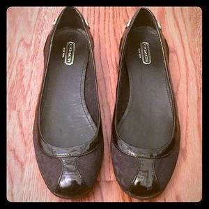 SALE!!!!! Coach Flats, Black, Size 7