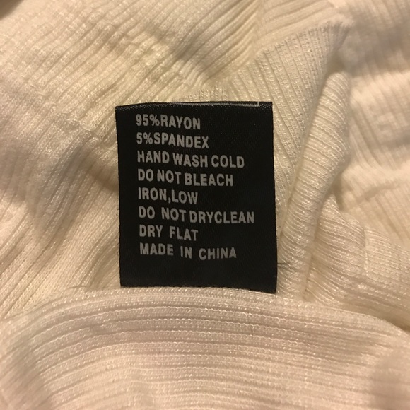 Ivory Lace Detail Cut Out Top - Picture 6 of 6