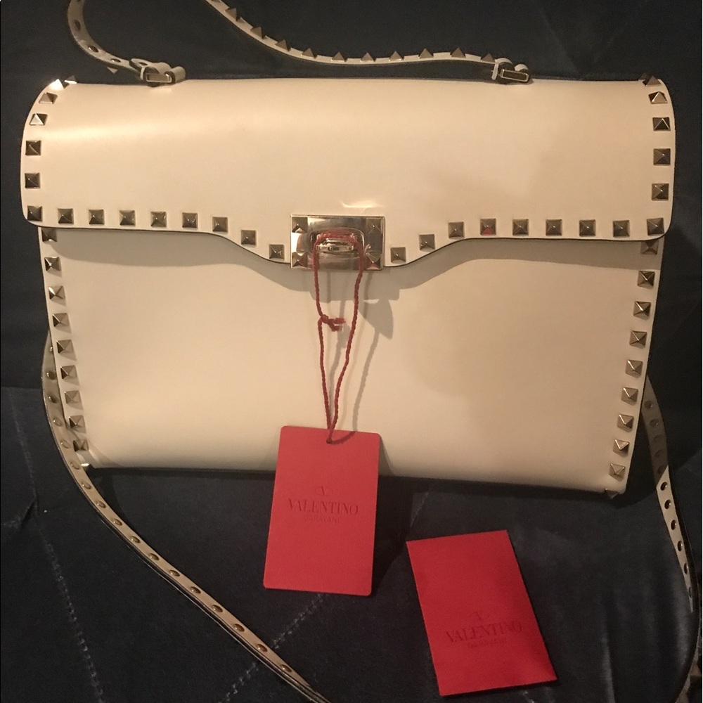 SOLD❗️Valentino Single Handle Satchel White Bag