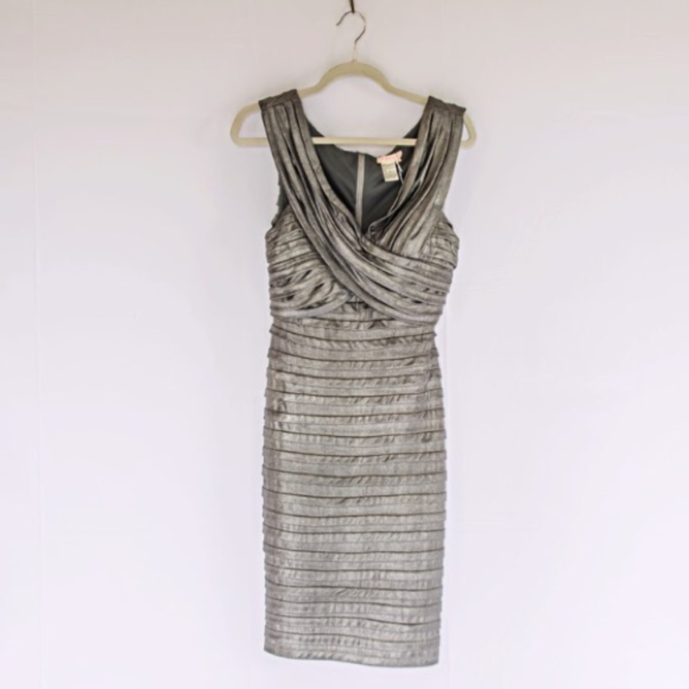 Vintage Silver Party Dress