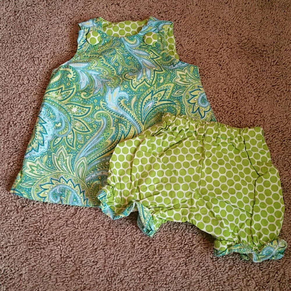 Handmade baby outfit