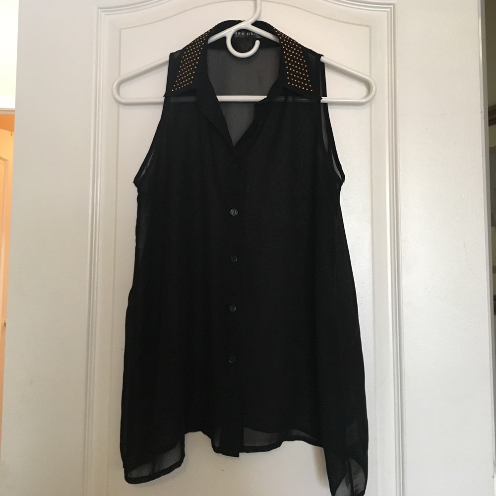 Sheer loose fitting tank