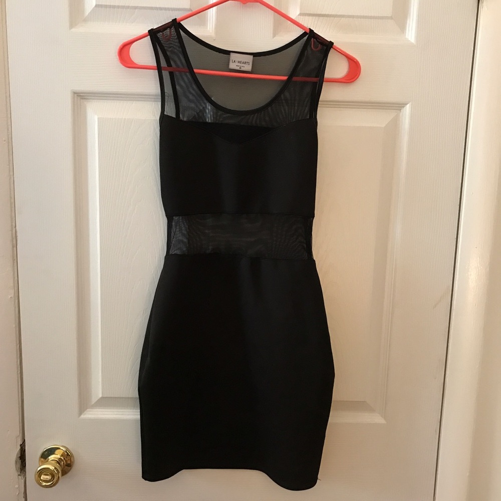 Tight mesh dress