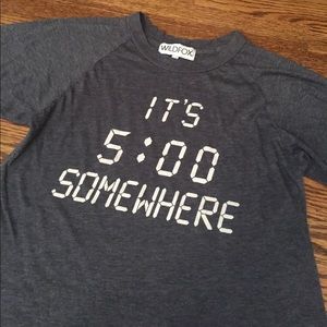 Grey Wildfox Comfy Tee