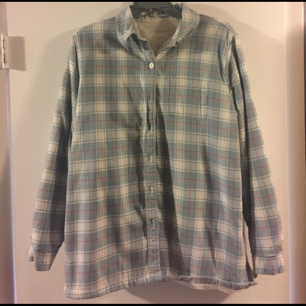 Women's L.L. Bean Fleece Lined Flannel