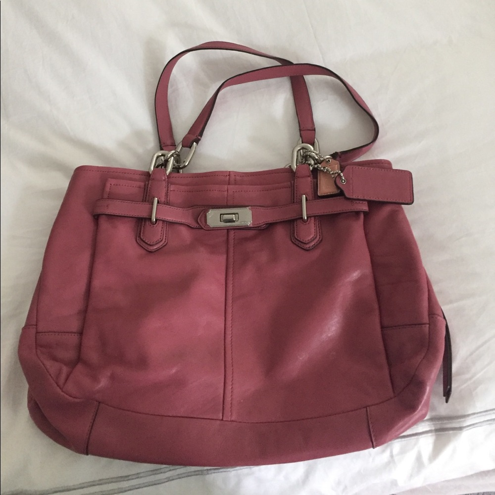 Pink Coach Bag