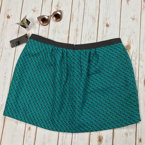 NWT Mossimo Plus Size Teal Gray Mini Skirt, XXL - Picture 5 of 5