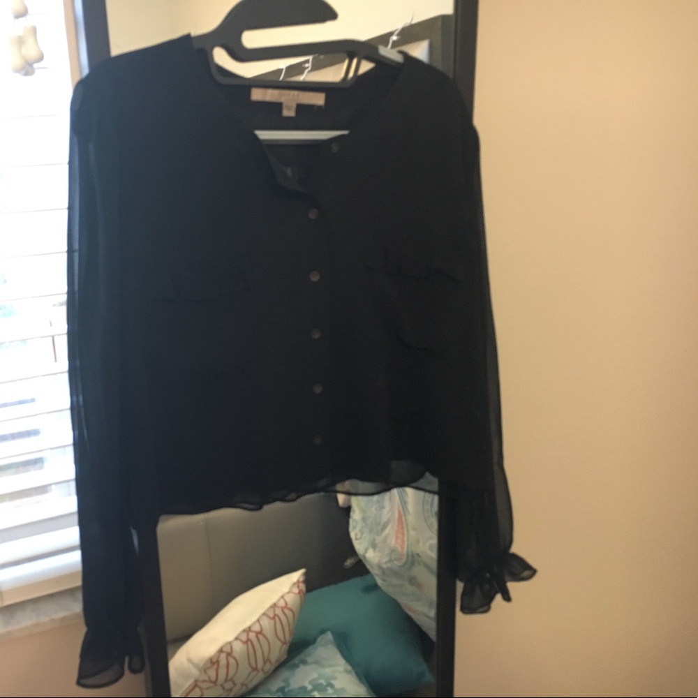 GUESS button down blouse