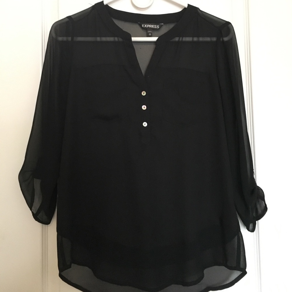 Express sheer blouse