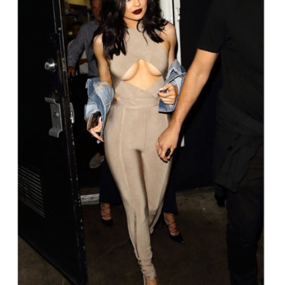 Kylie bandage jumpsuit