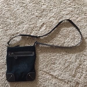 100% leather crossbody bag