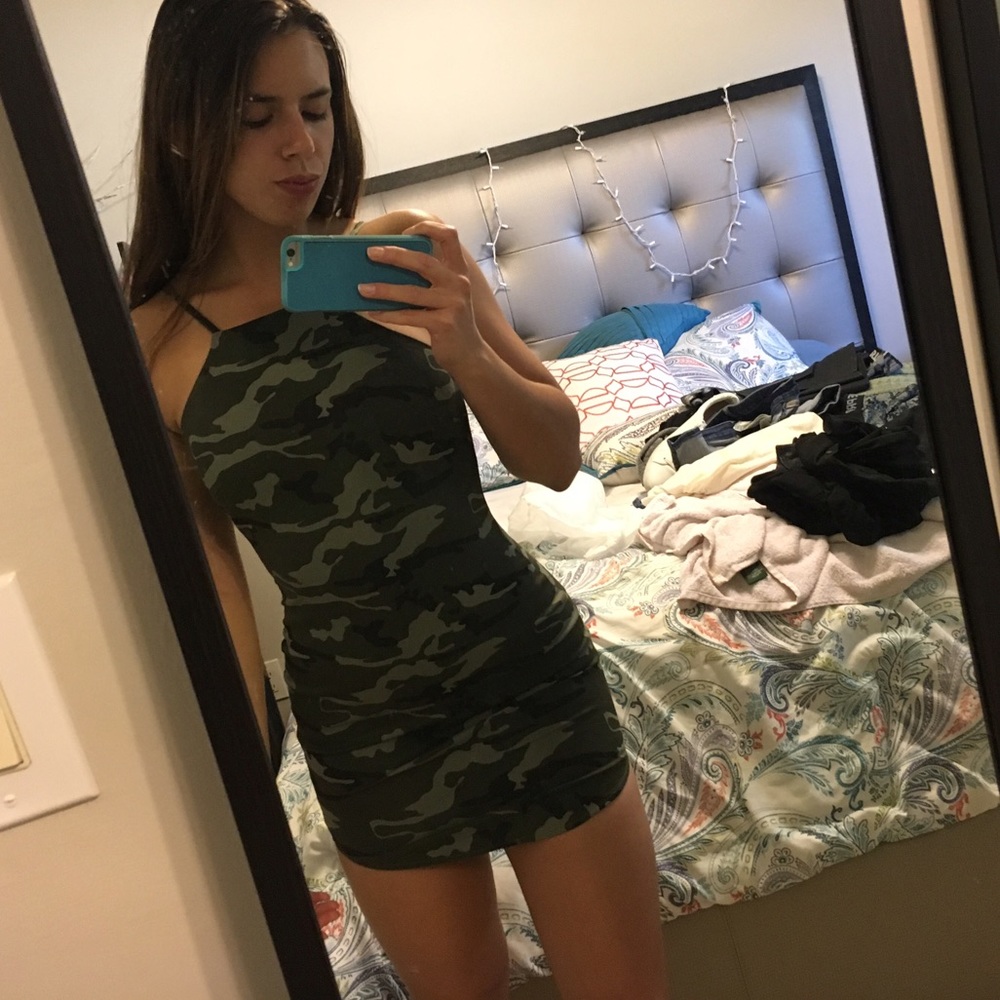 Camo mini bodycon