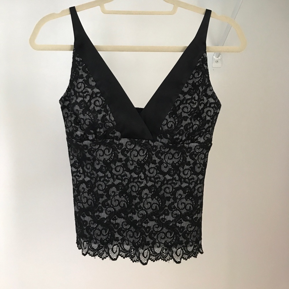 BeBe Satin and lace Cami
