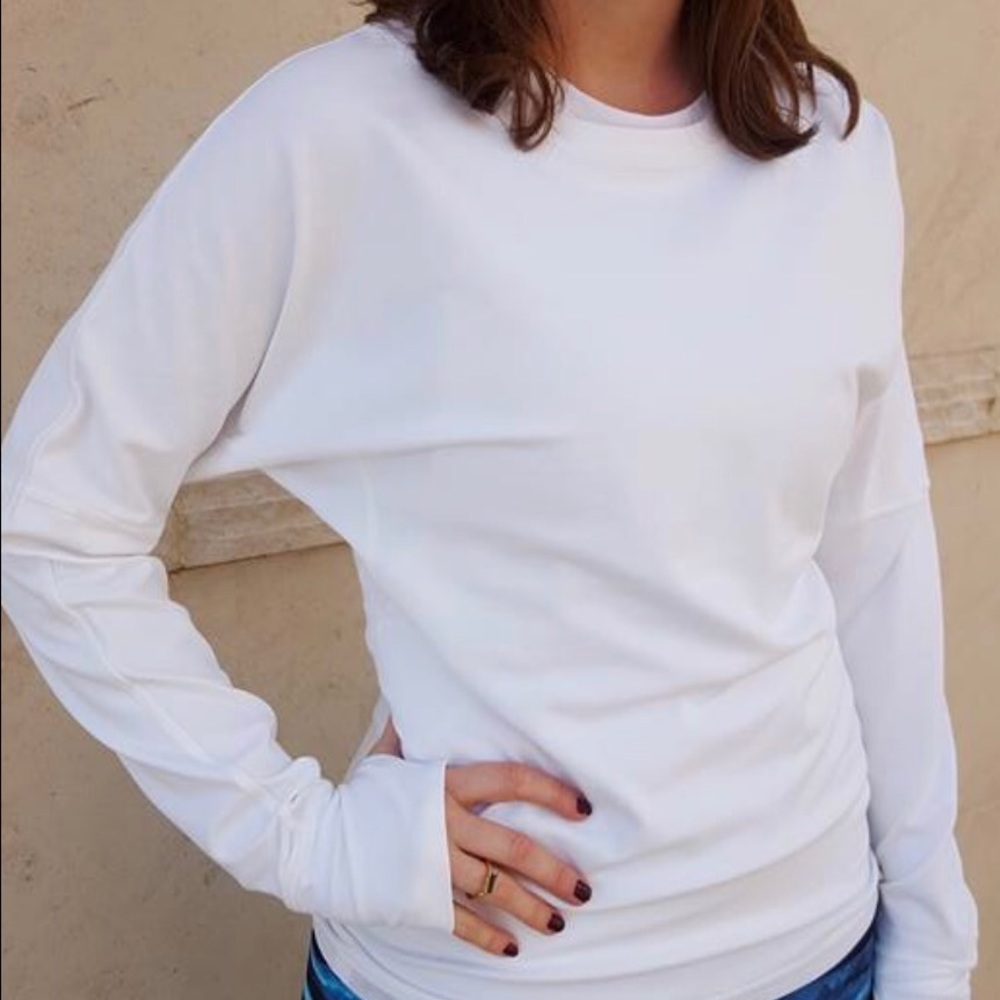 Lululemon Gear Up LS (Longsleeve) White Size 6