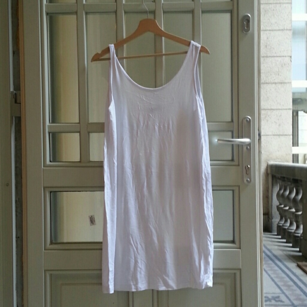 ASOS white tank dress