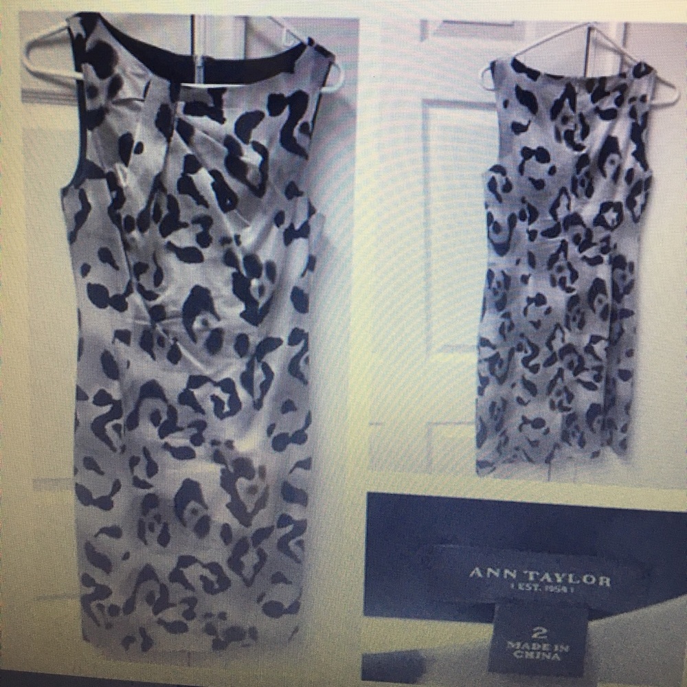 Ann Taylor animal print dress