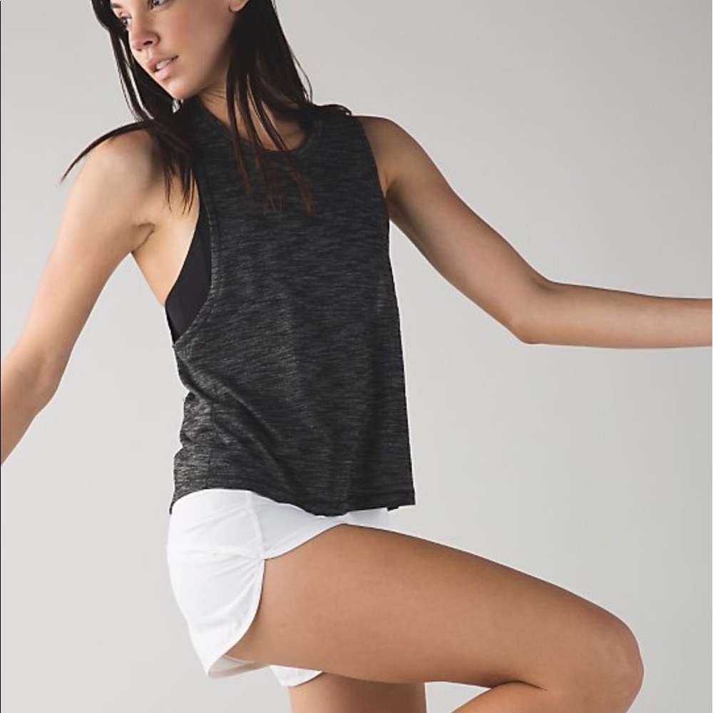 Lululemon cardio squad tank size 6 gray NEW