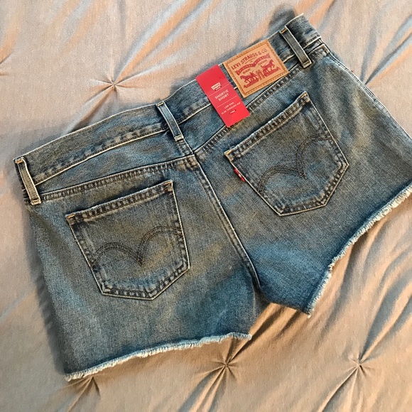 Levi's Pants - Levi Strauss Shortie shorts - distressed - Levi's