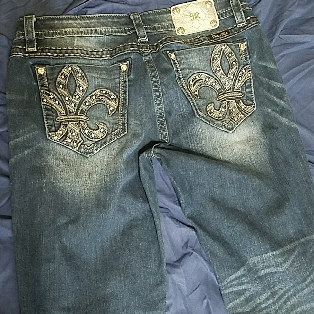 Brand new, Miss Me fleur de lis, signature boot