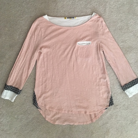 Anthropologie Little Yellow Button top - Picture 1 of 3