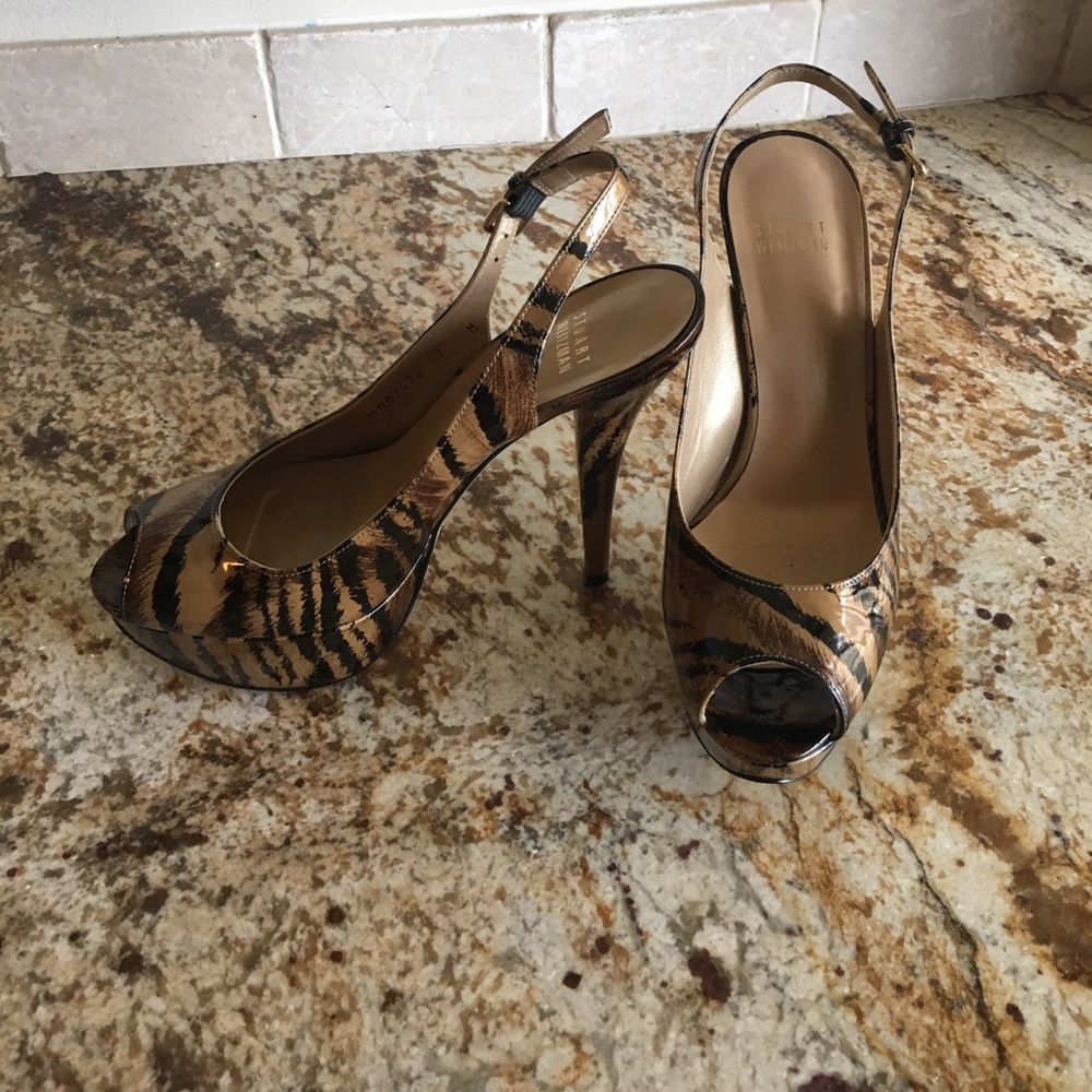 Stuart Weitzman platform stilettos, Size 7
