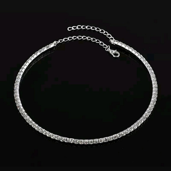 5☆ Rated! Crystal Rhinestone Choker ☆ Rave time! - Picture 2 of 6