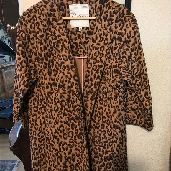 CAbi Jackets & Blazers - CAbi Leopard Estate Jacket size Medium