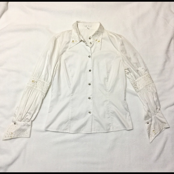 Floral Escada button-down shirt - Picture 10 of 10