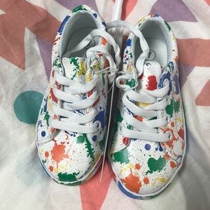 Brand new Oshkosh paint splatter shoes!