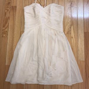 Davids Bridal Champagne Bridesmaids Dress