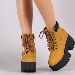 Shoe Republic LA Chunky Platform Booties