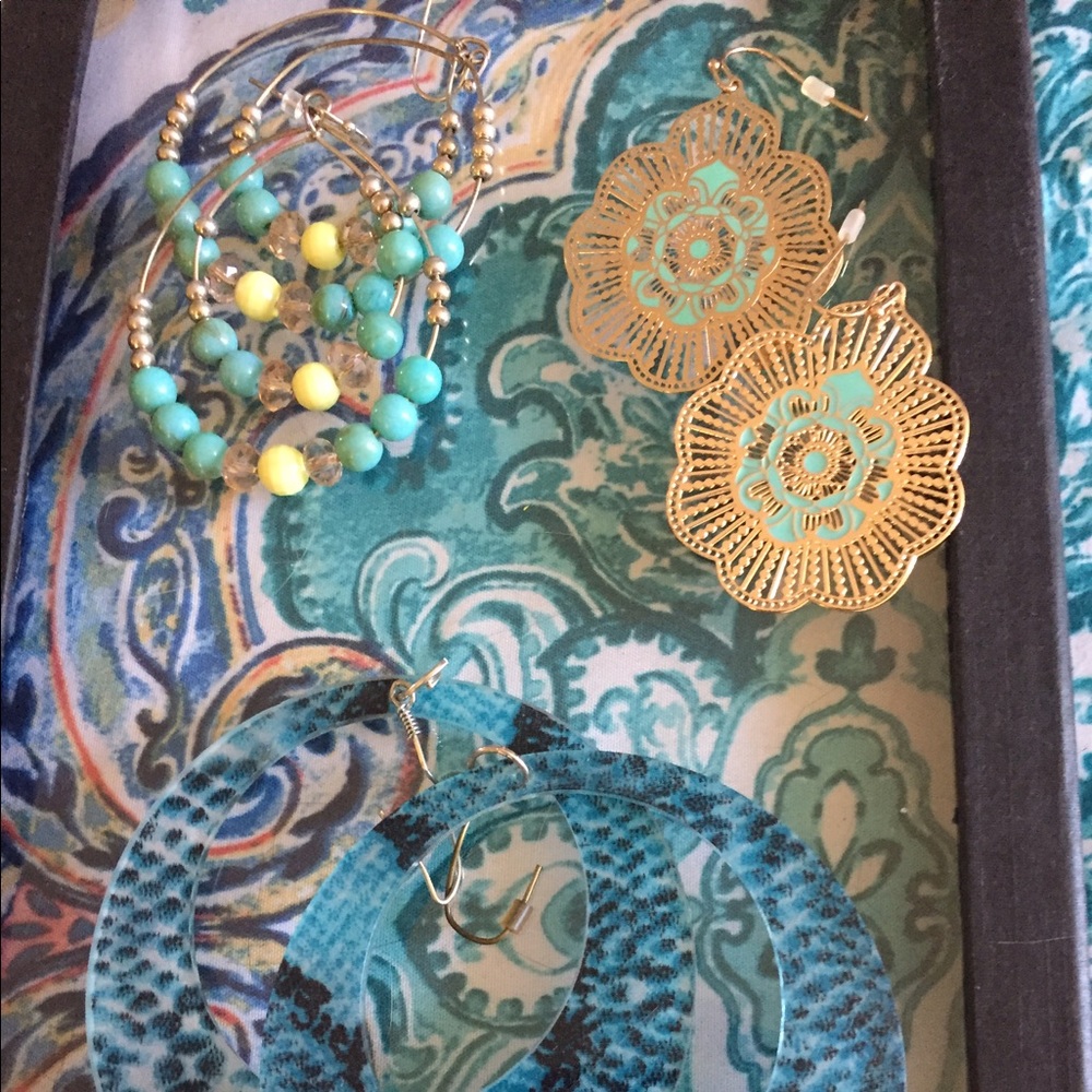 3 pair of earrings for $11
