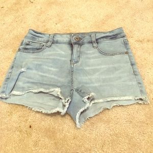 Denim shorts