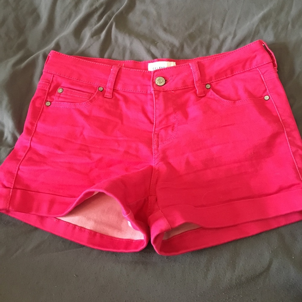Celebrity pink shorts
