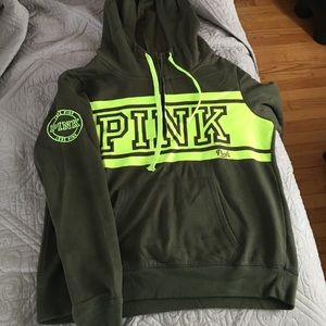 PINK zipper sweatshirt