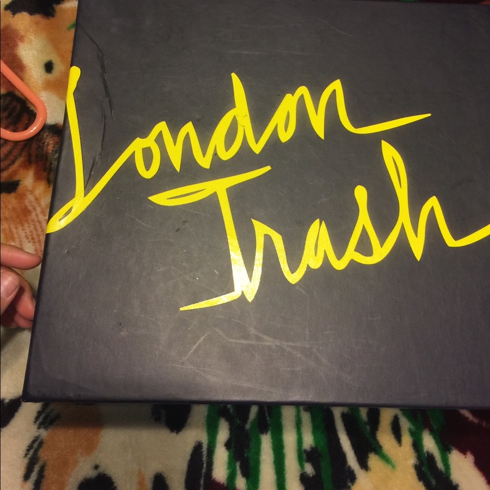 London Trash Black Platform Heels 7