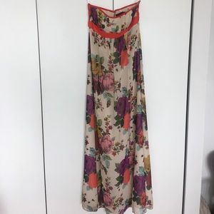 Ted Baker floral maxi dress. UK size 2 (US size 6)
