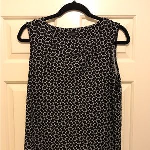 Talbots blank and white shell size large