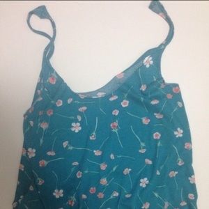 Urban outfitters flower tank