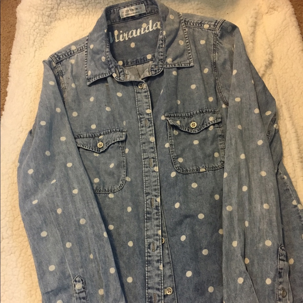 Cotton on Jean shirt