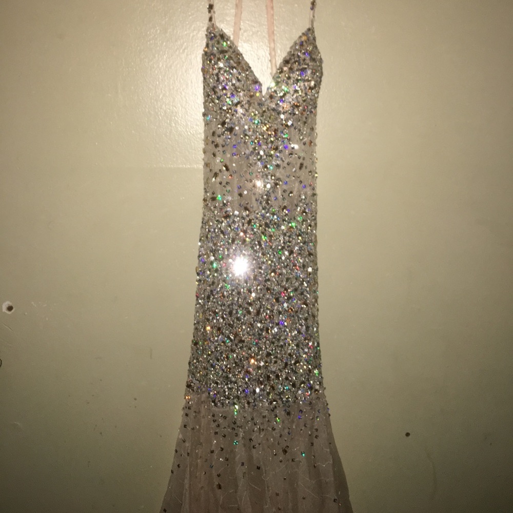 Diamond prom dress
