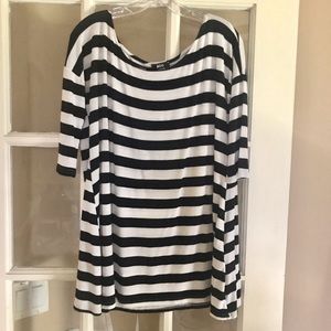 BDG Black White Striped Tunic