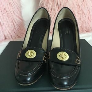 Coach Black Heels