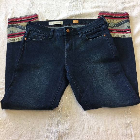 embellished cuff jeans