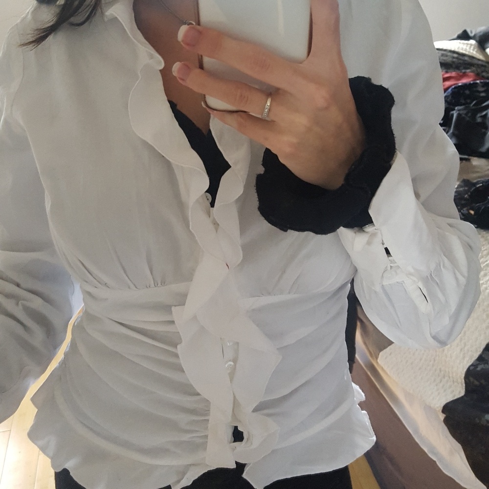 Lot of layering blouse and French Designer sweater