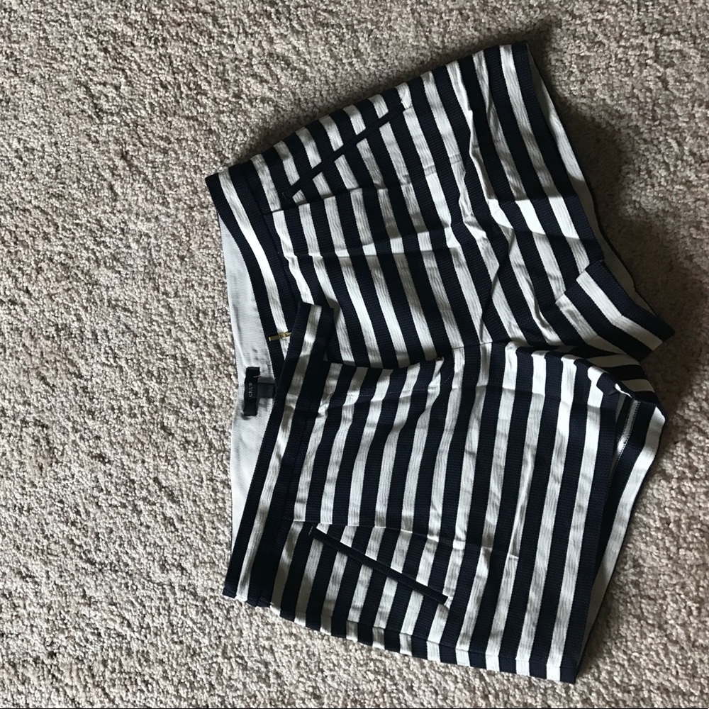 Jcrew striped shorts