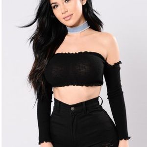 Smock or Slay crop top