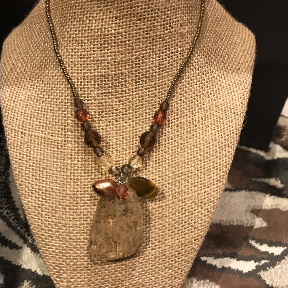 16" Stone necklace