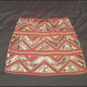 Express small sequent skirt