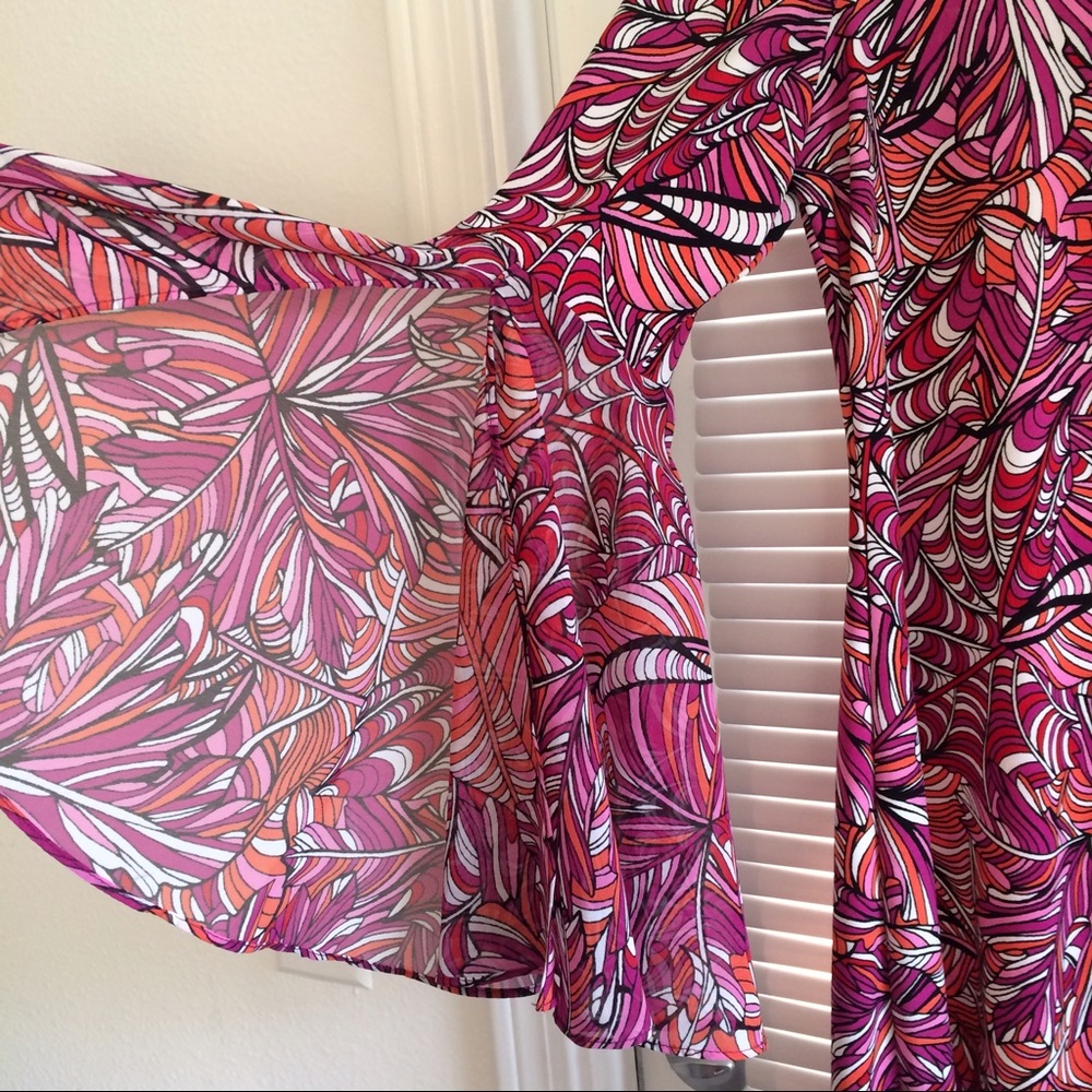 MSK bell sleeve dress